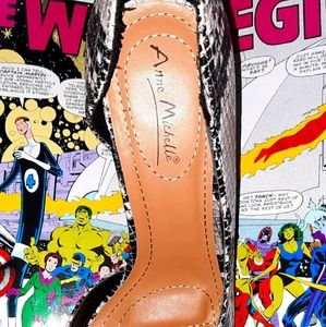 New Size 7.5 Tri-Color Heels 3.5inches tall